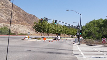 Road Work Ahead - Mureau Rd (June 2013)