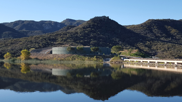 The 5-million gallon tank